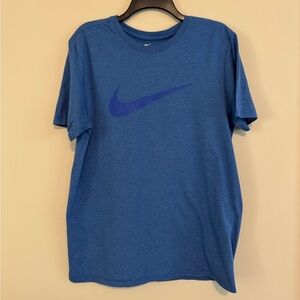 Nike men’s blue color sizer tee size large